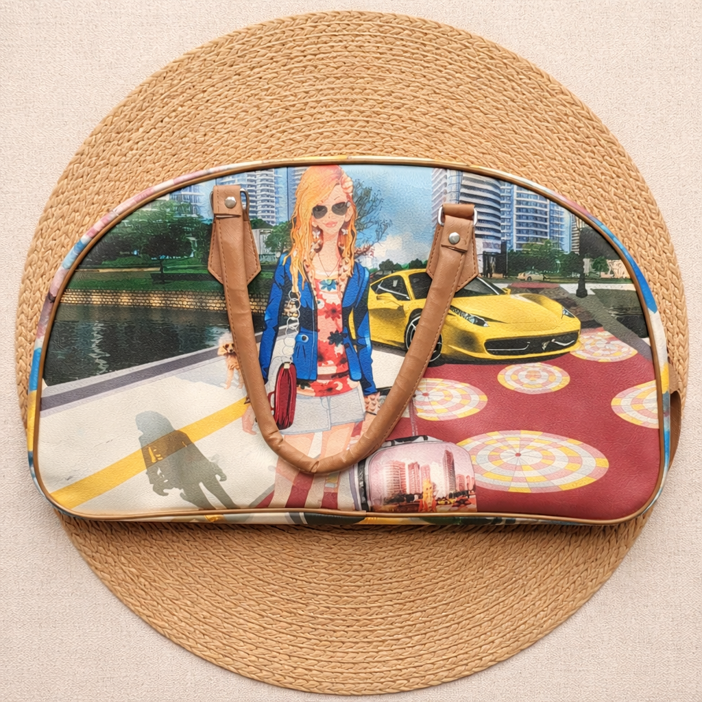 High quality Multi-purpose Mother Bag-brown with doll